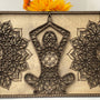 Creating Serenity at Home: Yoga-Themed Laser Cut Wood Home Decor by Creations by Alfie