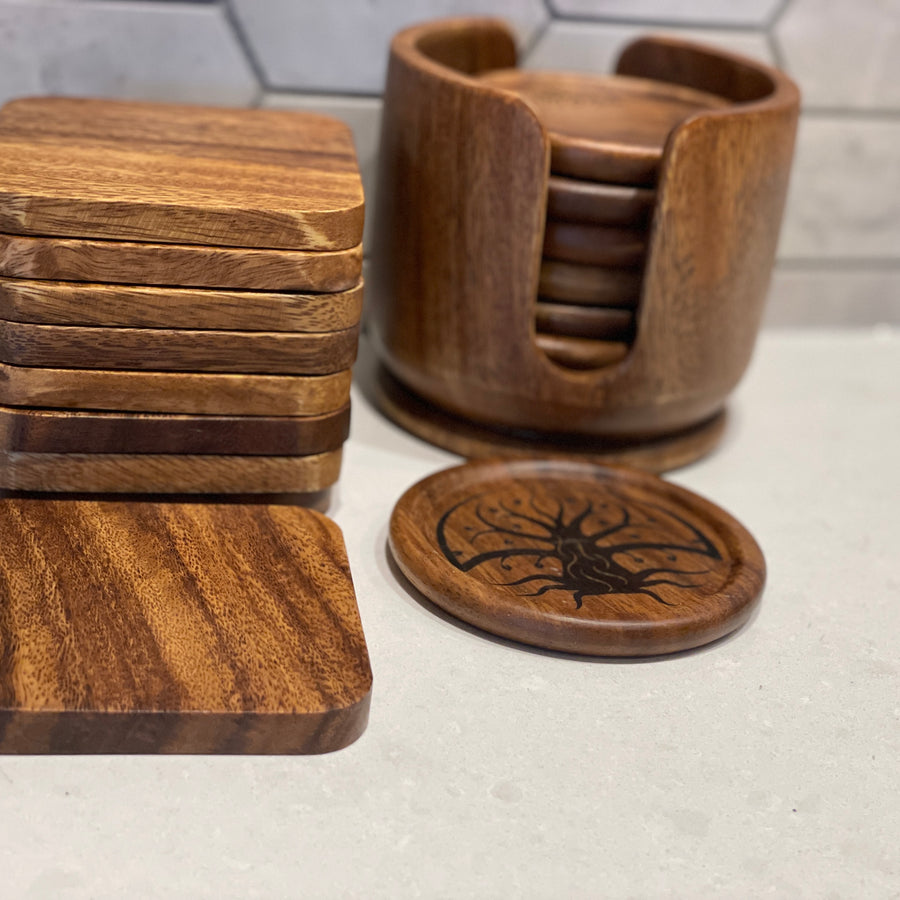 Wood  Drink Ware Collection