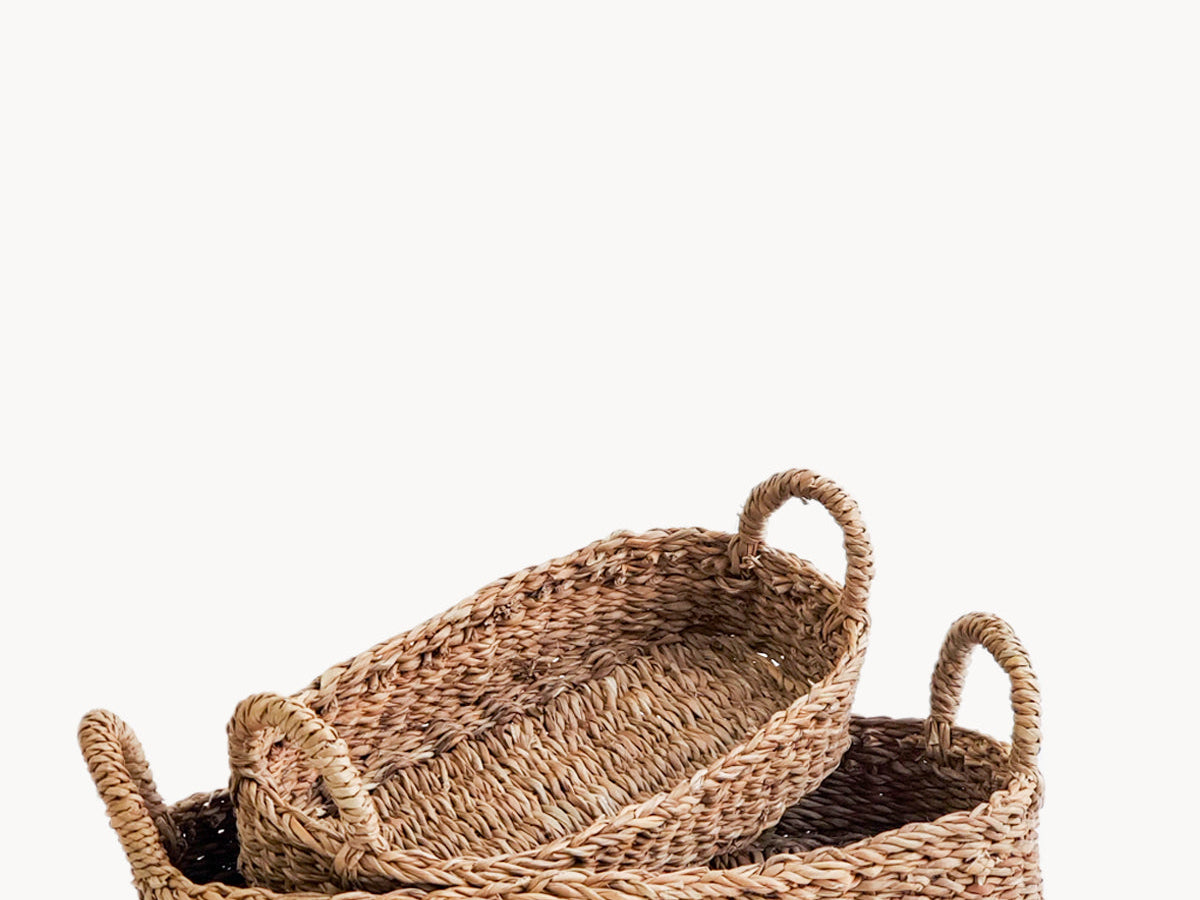 Savar Bread Basket with Natural Handle-0