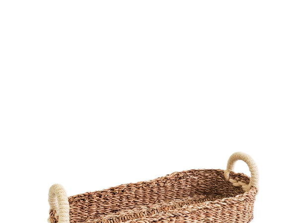 Savar Bread Basket with White Handle-8