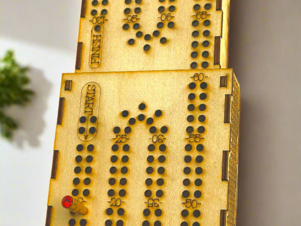 Travel Size Mini  Cribbage Board