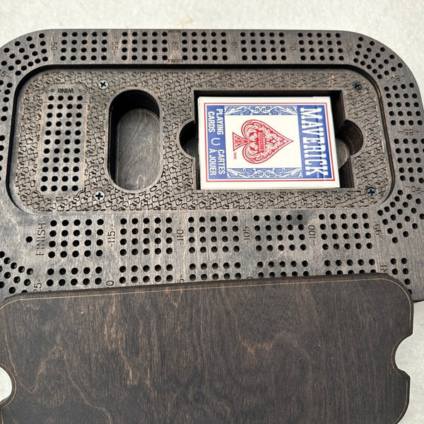 Compact Design Personalized Cribbage Board