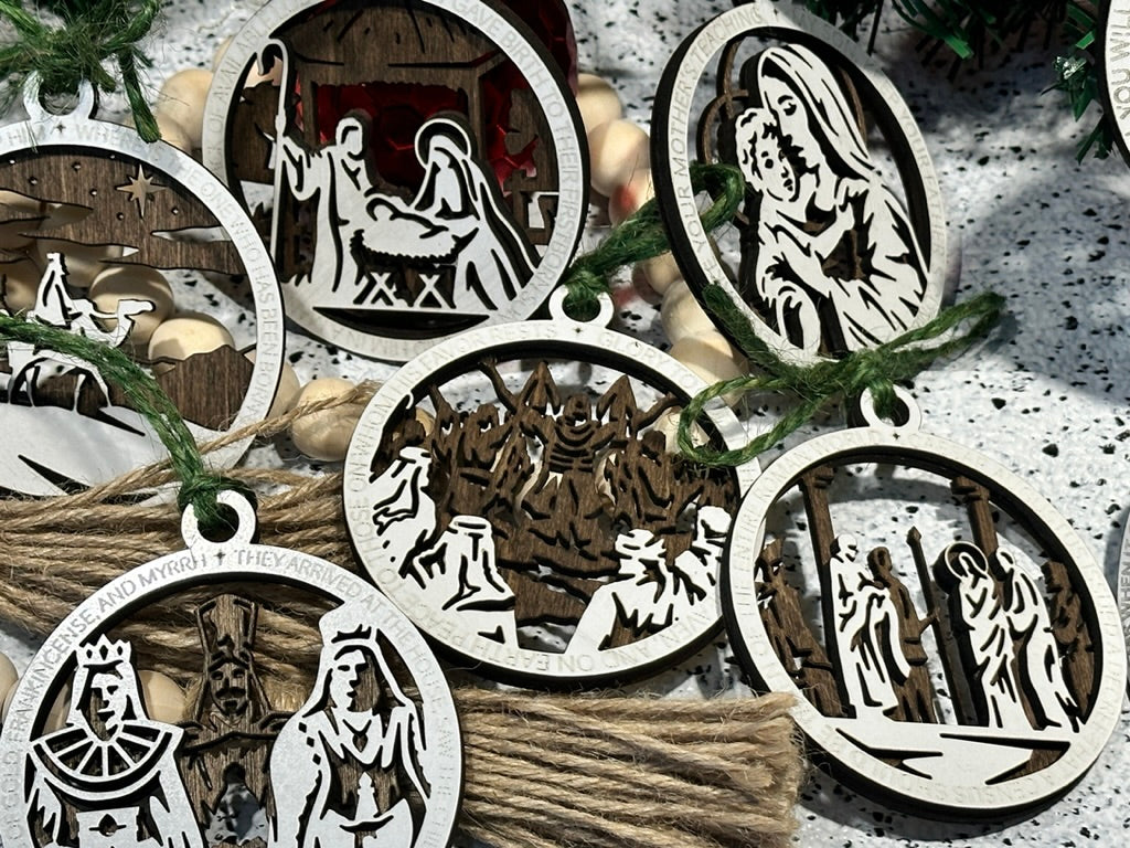 Nativity Christmas Ornament-The Christmas Story Ornaments