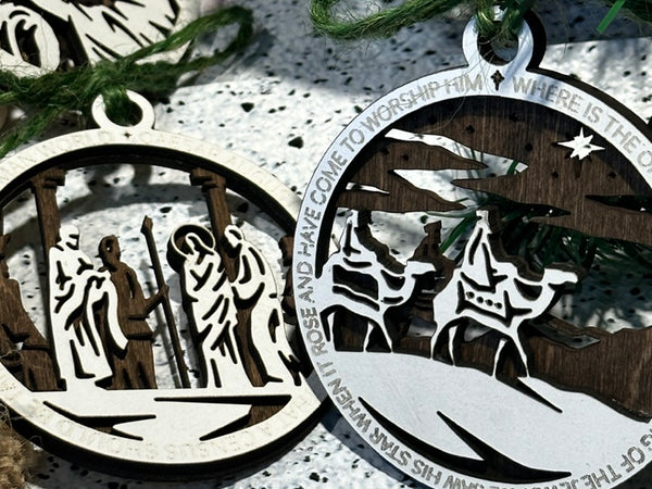 Nativity Christmas Ornament-The Christmas Story Ornaments