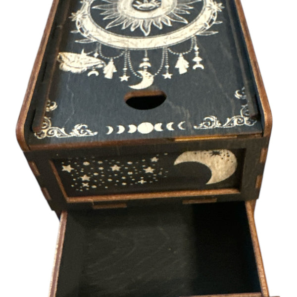 Two Tiered Drawer Tarot Card Holder