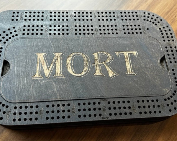 Compact Design Personalized Cribbage Board