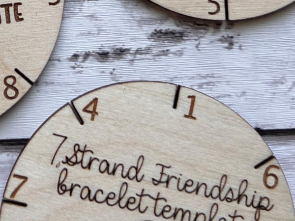 DIY Friendship Bracelet Kit – Complete Craft Set with Template, Instructions, and Colorful Embroidery Strands