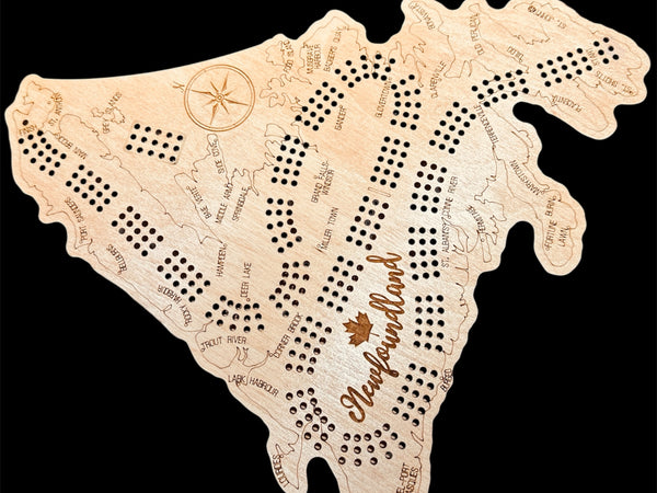 Newfoundland Cribbage Board
