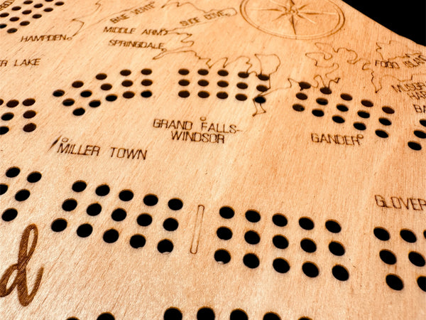 Newfoundland Cribbage Board