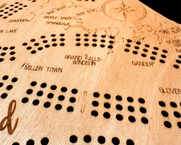 Newfoundland Cribbage Board