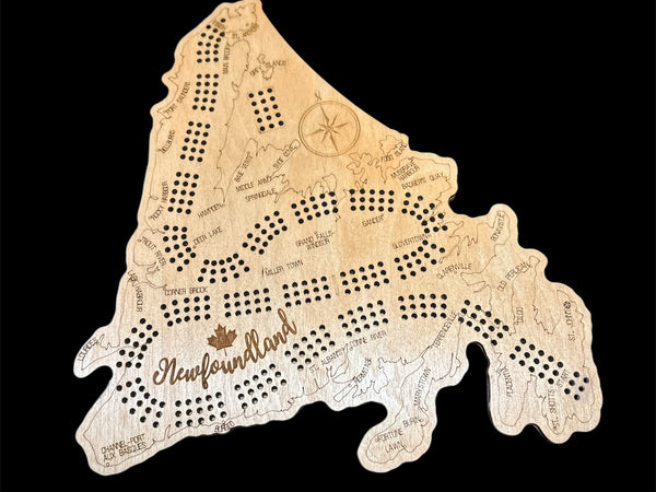 Newfoundland Cribbage Board