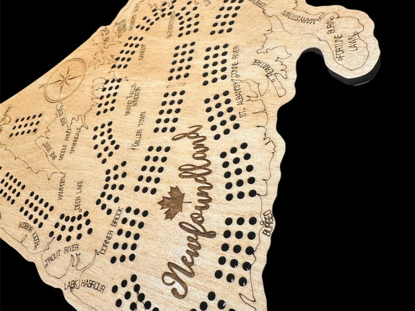 Newfoundland Cribbage Board