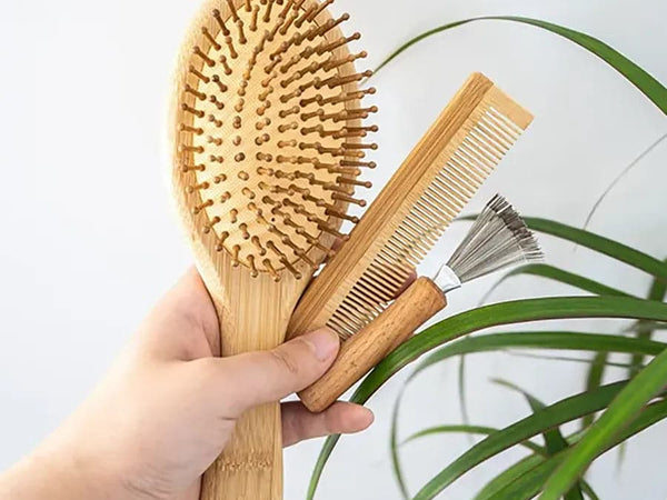 Bamboo Hair Brush Set-1