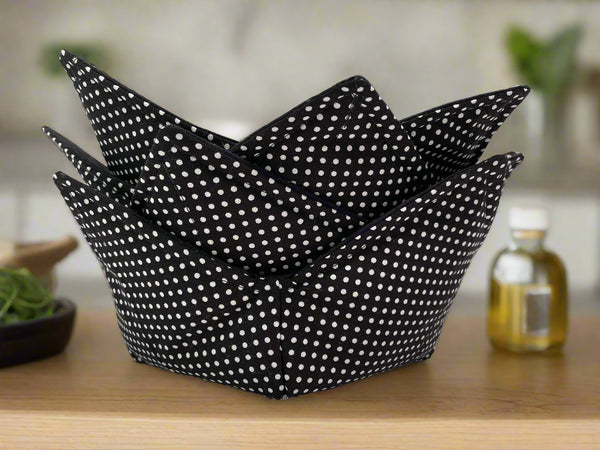 polka dot bowl cozy