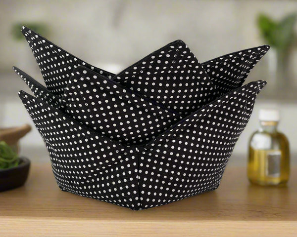 polka dot bowl cozy