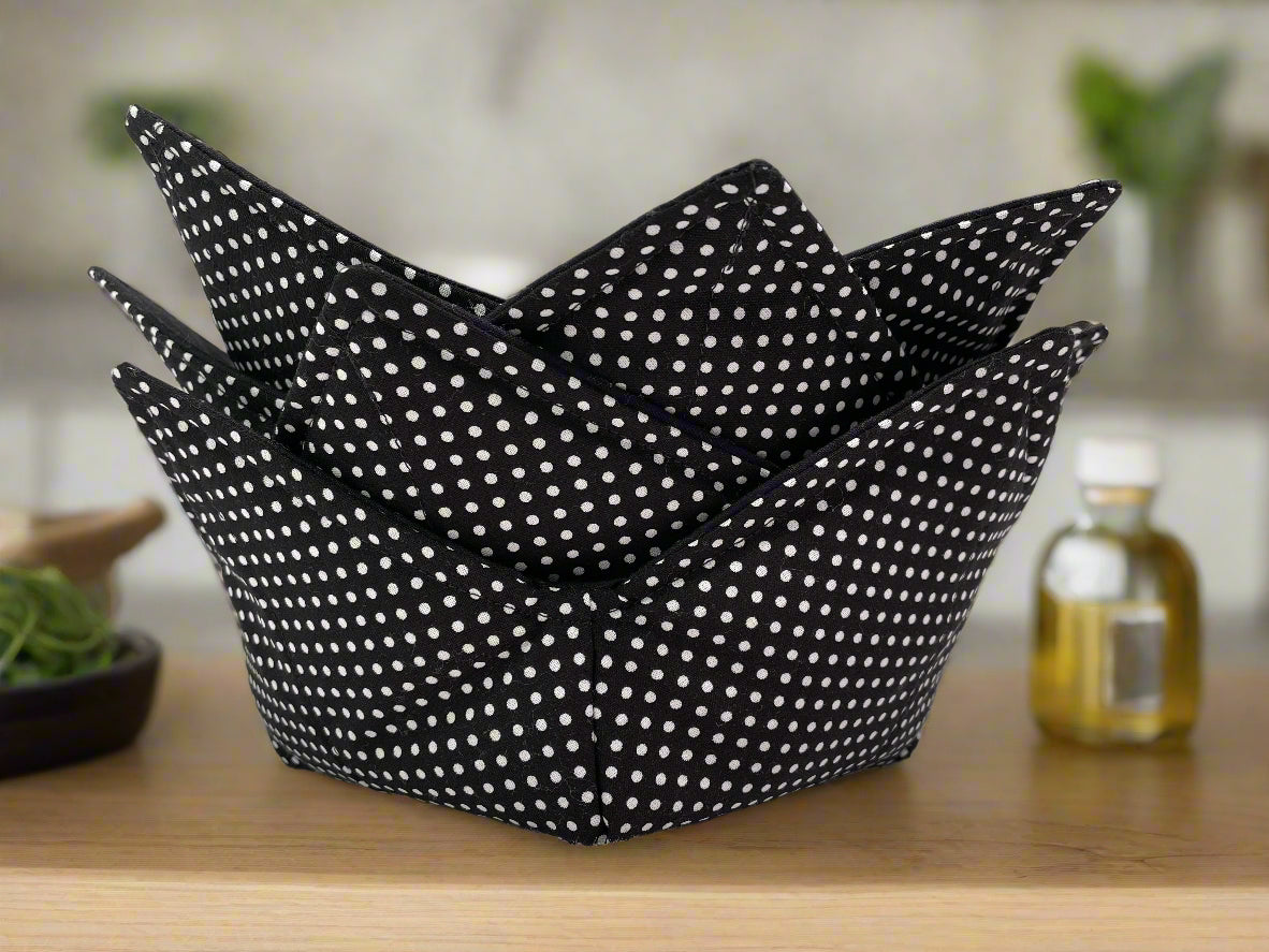 polka dot bowl cozy