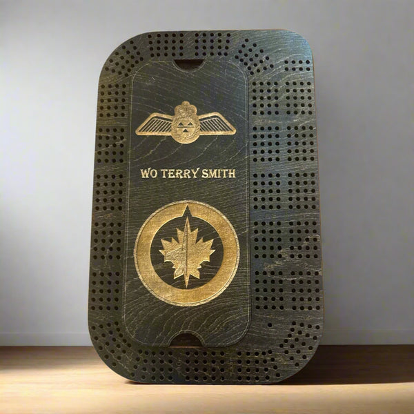 Compact Design Personalized Cribbage Board