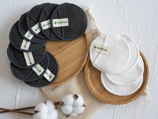 Reusable Cotton Rounds - Cotton + Bamboo Set-1