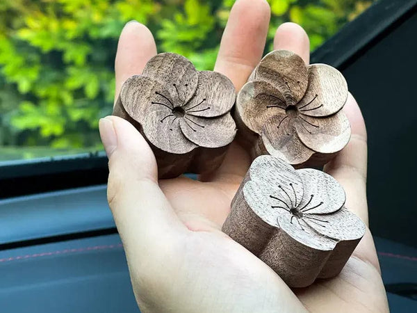 Cherry Blossom - Wooden Essential Oil Diffuser for Car | Incense Holder-1