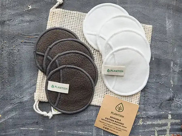 Reusable Cotton Rounds - Cotton + Bamboo Set-0