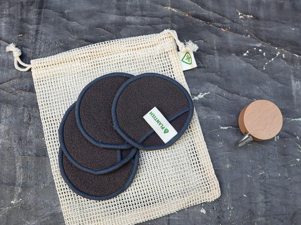 Bamboo Charcoal Facial Rounds Set-4