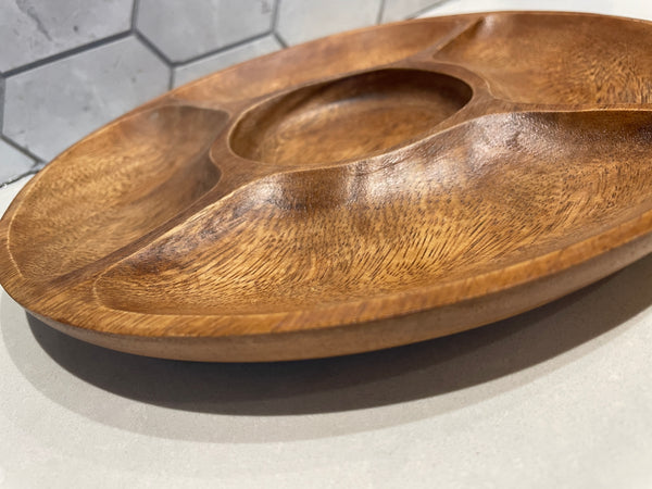 Round  5 Divider Serving Platter