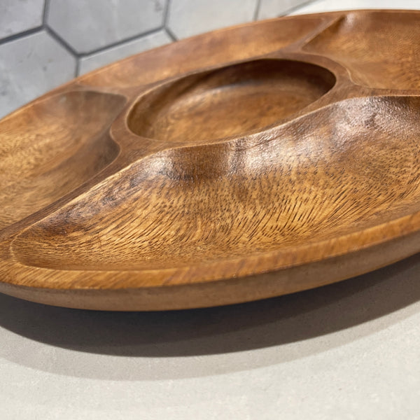 Round  5 Divider Serving Platter