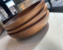 Set of  4 Acacia Wood Pasta/Salad Plate , 9 in. x 2 in.