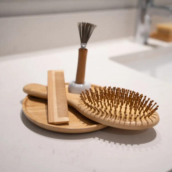 Bamboo Hair Brush Set-6