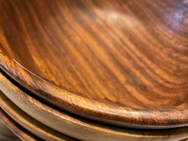 Acacia Wood Ramen Bowl,Large Salad Bowl, 8 in.x 3 in.