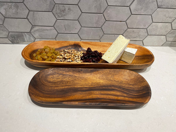Set of 2 Sushi Platter,  Baguette Platter, Serving Platter