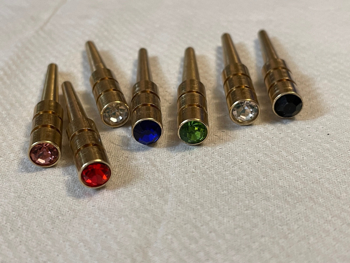 Crystal Metal Pegs for Cribbbage Board