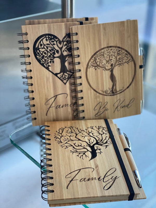 Personalized Bamboo Journals