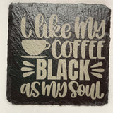 Customized Slate Coaster, Wedding Souvenirs, Holiday Gifts