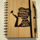 Personalized Bamboo Journals