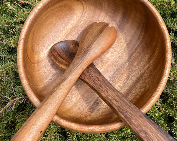 Acacia Wooden Salad Bowls