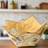 bee pattern fabric bowl cozy