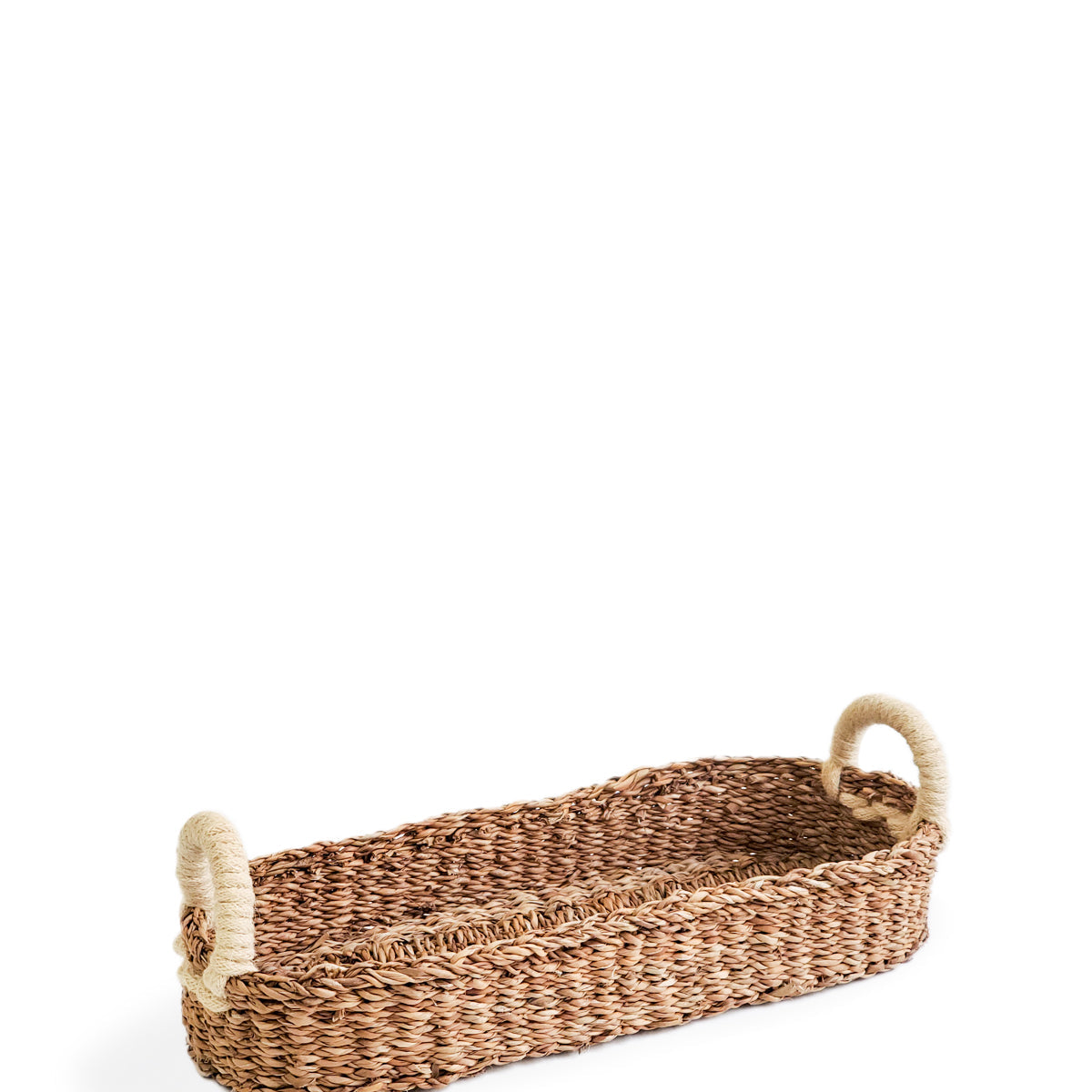 Savar Bread Basket with White Handle-8