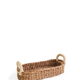 Savar Bread Basket with White Handle-7