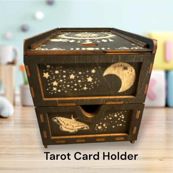 Two Tiered Drawer Tarot Card Holder