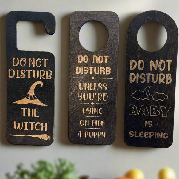 Funny Do Not Disturb Door Hanger for Bedroom