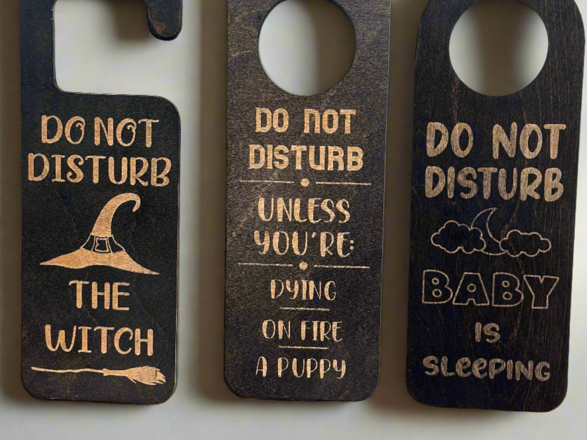 Funny Do Not Disturb Door Hanger for Bedroom