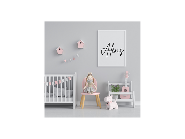 Custom Wooden Baby Name Signs for Nursery - Personalized Name Plaques for Boys and Girls