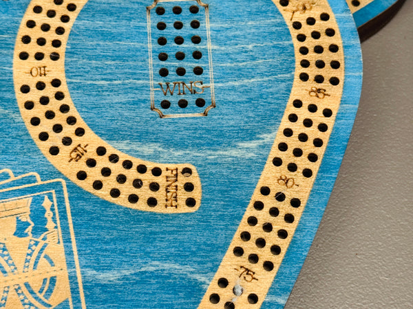 “29” Cribbage Board | Handcrafted Laser-Cut Wooden Game