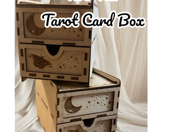 Two Tiered Drawer Tarot Card Holder