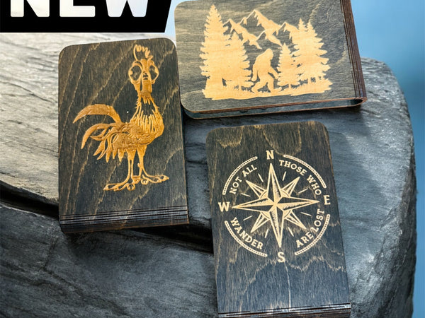 Pocket Travel Cribbage Board – Mini 2-Player Wooden Crib Board with Metal Pegs