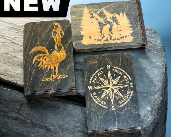 Pocket Travel Cribbage Board – Mini 2-Player Wooden Crib Board with Metal Pegs