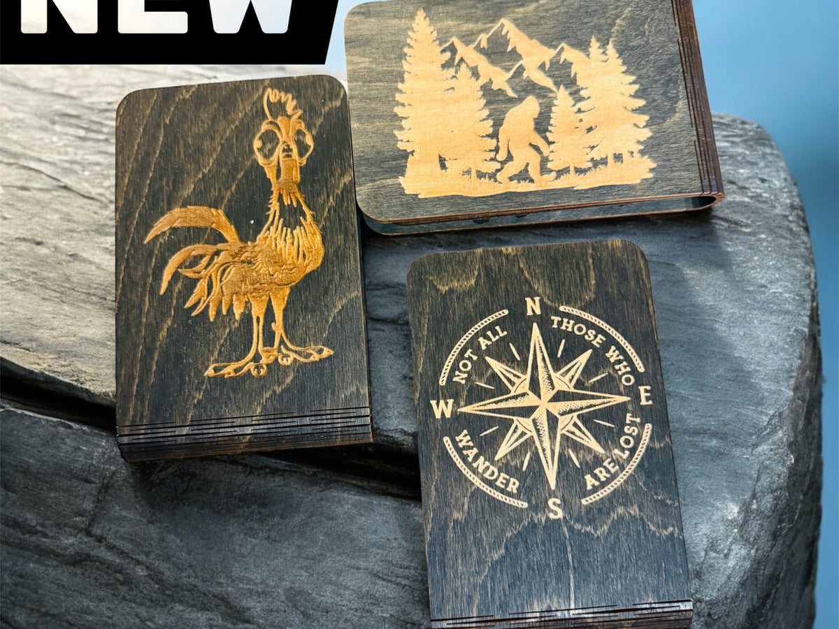 Pocket Travel Cribbage Board – Mini 2-Player Wooden Crib Board with Metal Pegs