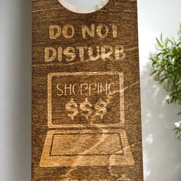 Funny Do Not Disturb Door Hanger for Bedroom