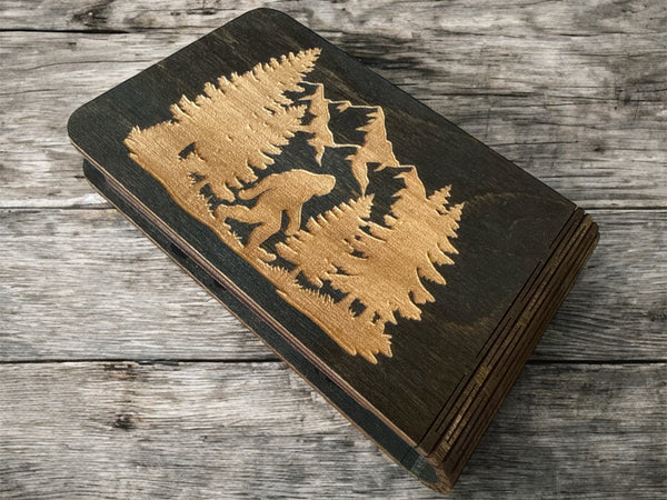 Pocket Travel Cribbage Board – Mini 2-Player Wooden Crib Board with Metal Pegs